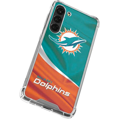 NFL Miami Dolphins Galaxy S23 Plus Clear Case