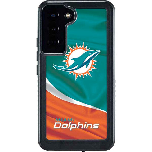 NFL Miami Dolphins Galaxy S23 Plus Waterproof Case