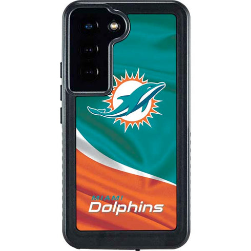 NFL Miami Dolphins Galaxy S23 Waterproof Case