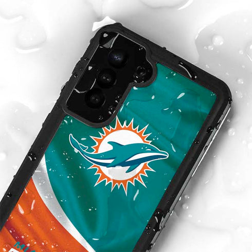NFL Miami Dolphins Galaxy S23 Waterproof Case