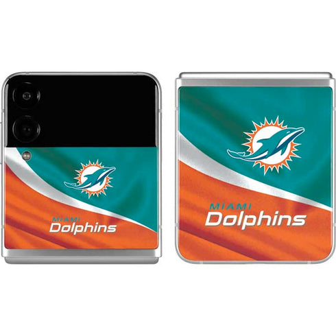 NFL Miami Dolphins Galaxy Z Flip4 5G Skin