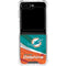 NFL Miami Dolphins Galaxy Z Flip5 5G Clear Case