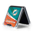 NFL Miami Dolphins Galaxy Z Flip5 5G Clear Case