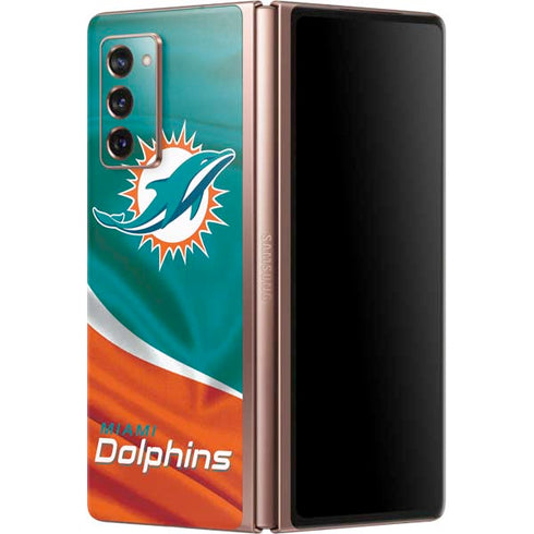 NFL Miami Dolphins Galaxy Z Fold2 5G Skin