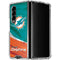 NFL Miami Dolphins Galaxy Z Fold4 5G Clear Case