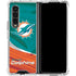 NFL Miami Dolphins Galaxy Z Fold4 5G Clear Case