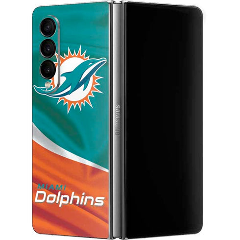 NFL Miami Dolphins Galaxy Z Fold4 5G Skin