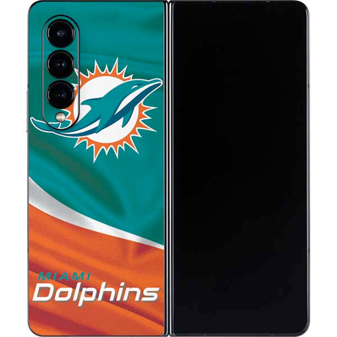 NFL Miami Dolphins Galaxy Z Fold4 5G Skin