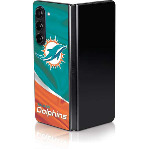 NFL Miami Dolphins Galaxy Z Fold5 5G Skin