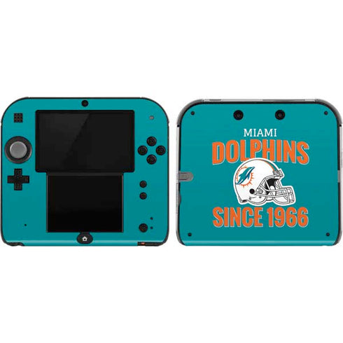 NFL Miami Dolphins Helmet Nintendo 2DS Skin