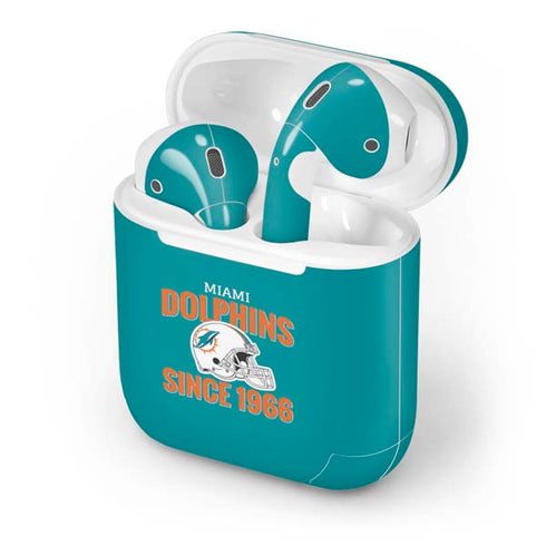 NFL Miami Dolphins Helmet Apple AirPods Skin