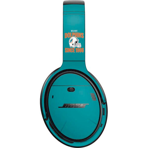 NFL Miami Dolphins Helmet Bose QuietComfort 35 Headphones Skin