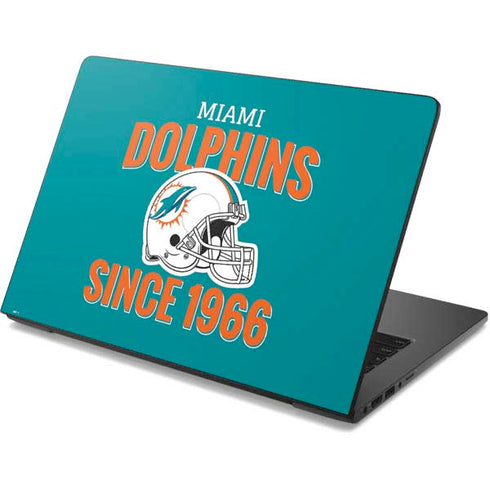 NFL Miami Dolphins Helmet Dell Chromebook Skin