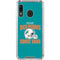 NFL Miami Dolphins Helmet Galaxy A30 Clear Case