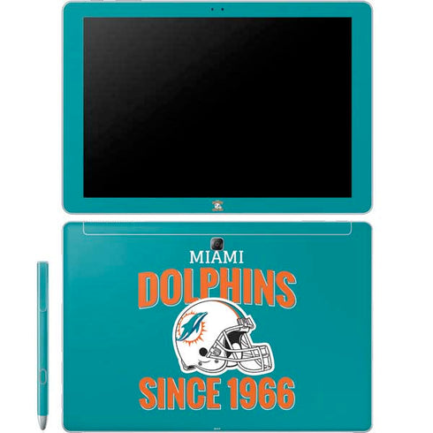 NFL Miami Dolphins Helmet Galaxy Book 12in Skin