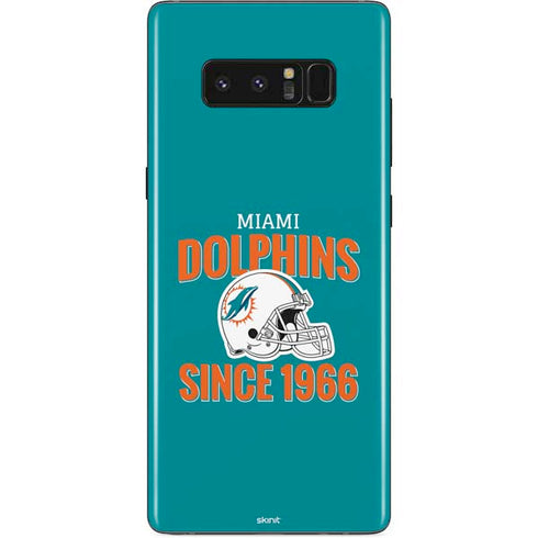 NFL Miami Dolphins Helmet Galaxy Note 8 Skin