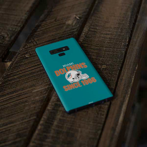 NFL Miami Dolphins Helmet Galaxy Note 9 Skin