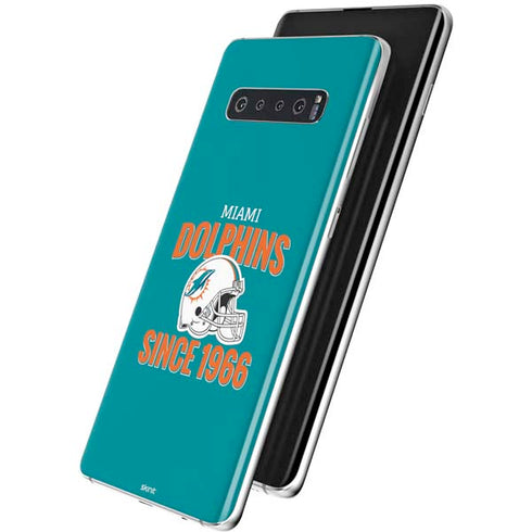 NFL Miami Dolphins Helmet Galaxy S10 Plus Skin