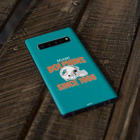 NFL Miami Dolphins Helmet Galaxy S10 Plus Skin