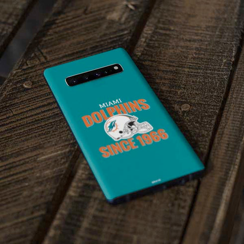 NFL Miami Dolphins Helmet Galaxy S10 Skin