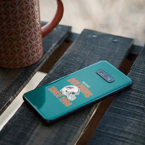 NFL Miami Dolphins Helmet Galaxy S10e Skin