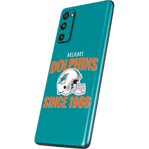 NFL Miami Dolphins Helmet Galaxy S20 Fan Edition Skin