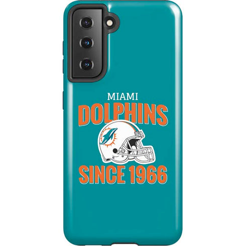 NFL Miami Dolphins Helmet Galaxy S21 5G Pro Case