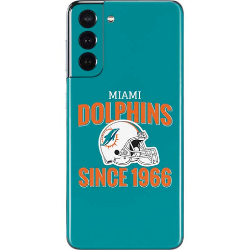 NFL Miami Dolphins Helmet Galaxy S21 5G Skin