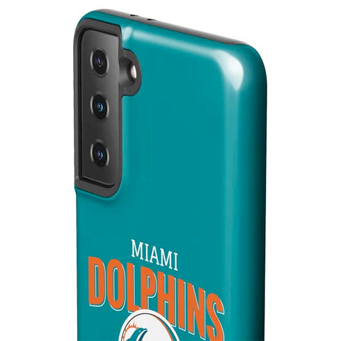 NFL Miami Dolphins Helmet Galaxy S21 FE Pro Case