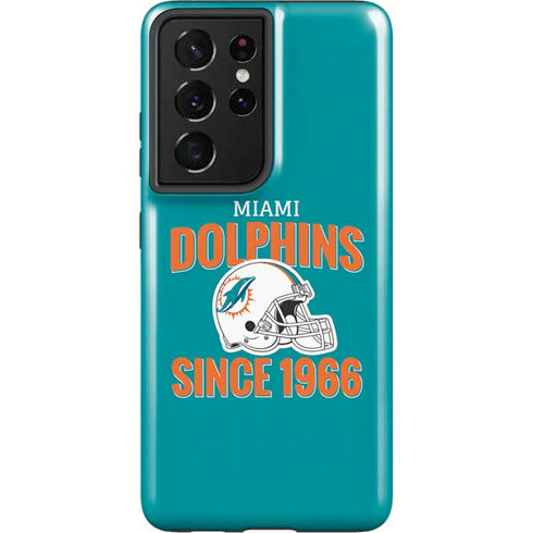 NFL Miami Dolphins Helmet Galaxy S21 Ultra 5G Pro Case