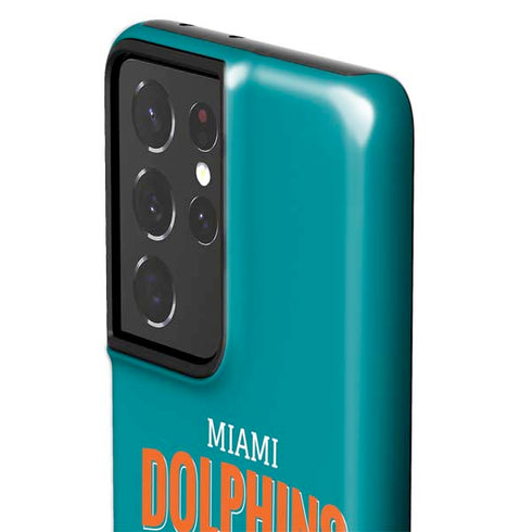 NFL Miami Dolphins Helmet Galaxy S21 Ultra 5G Pro Case
