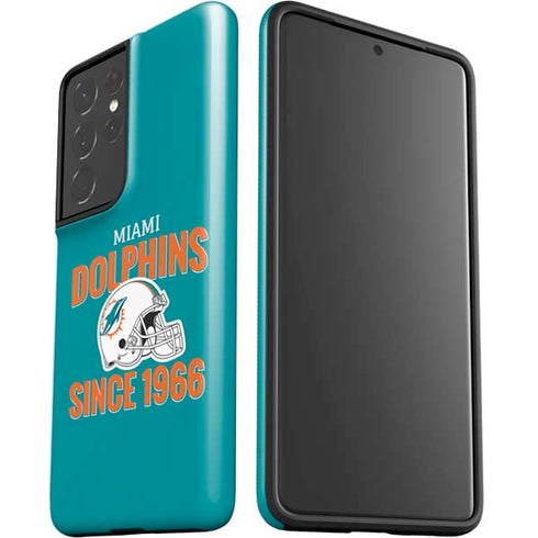 NFL Miami Dolphins Helmet Galaxy S21 Ultra 5G Pro Case