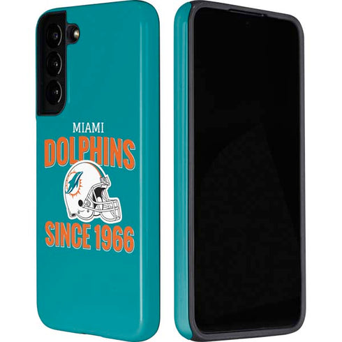 NFL Miami Dolphins Helmet Galaxy S22 Plus Pro Case