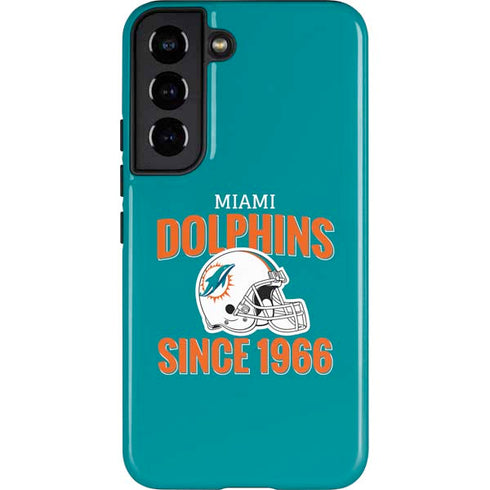 NFL Miami Dolphins Helmet Galaxy S22 Pro Case