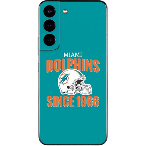NFL Miami Dolphins Helmet Galaxy S22 Skin