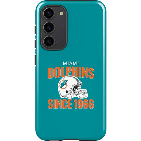 NFL Miami Dolphins Helmet Galaxy S23 Plus Pro Case