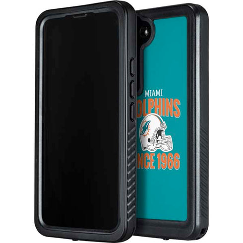 NFL Miami Dolphins Helmet Galaxy S23 Plus Waterproof Case