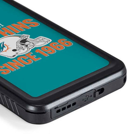 NFL Miami Dolphins Helmet Galaxy S23 Plus Waterproof Case