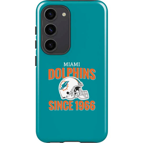 NFL Miami Dolphins Helmet Galaxy S23 Pro Case