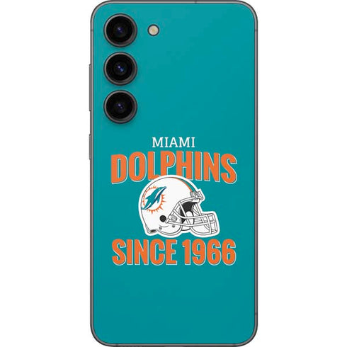 NFL Miami Dolphins Helmet Galaxy S23 Skin