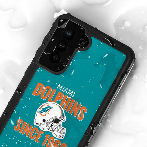 NFL Miami Dolphins Helmet Galaxy S23 Waterproof Case