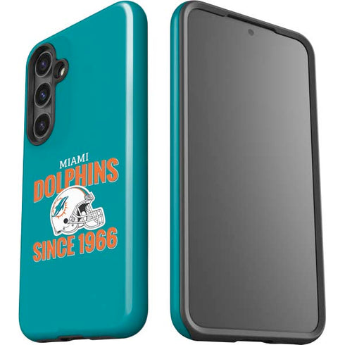 NFL Miami Dolphins Helmet Galaxy S24 Plus Impact Case