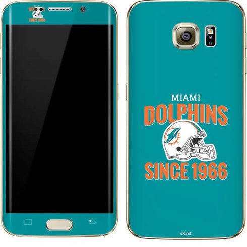 NFL Miami Dolphins Helmet Galaxy S7 Edge Skin