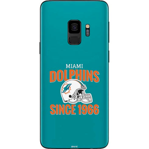 NFL Miami Dolphins Helmet Galaxy S9 Skin