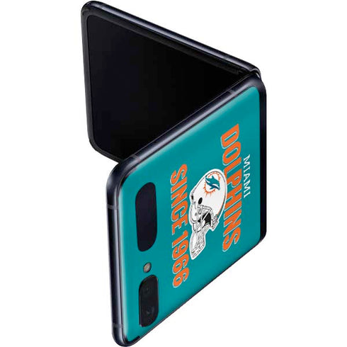 NFL Miami Dolphins Helmet Galaxy Z Flip Skin
