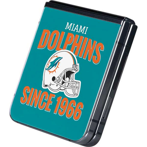 NFL Miami Dolphins Helmet Galaxy Z Flip5 5G Skin