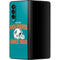 NFL Miami Dolphins Helmet Galaxy Z Fold3 5G Skin