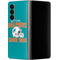 NFL Miami Dolphins Helmet Galaxy Z Fold4 5G Skin