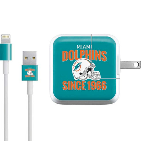 NFL Miami Dolphins Helmet iPad Charger (10W USB) Skin