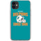 NFL Miami Dolphins Helmet iPhone 11 Clear Case